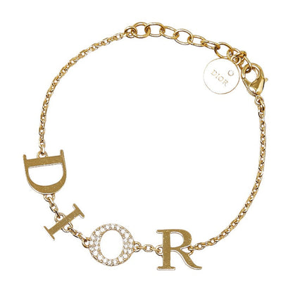 Dior Rhinestone Chain Bracelet