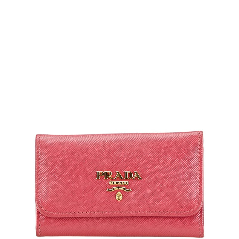 Prada 1PG222 Saffiano Leather Key Case