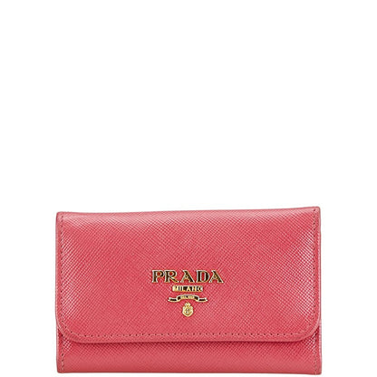 Prada 1PG222 Saffiano Leather Key Case