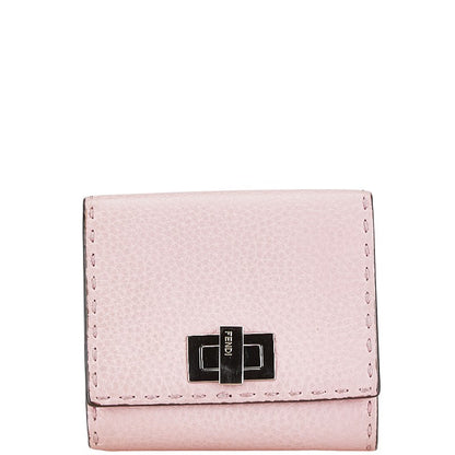 Fendi Selleria Peekaboo Leather Wallet