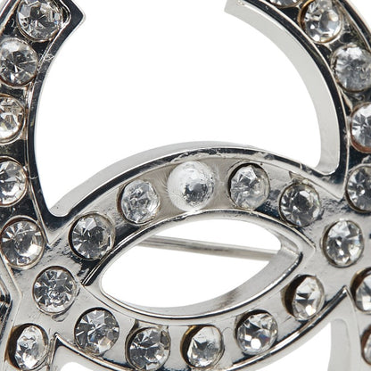 Chanel Metal Coco Mark Faux Pearl Brooch 07V