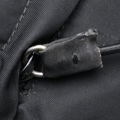 Prada Triangle Logo Plate Nylon Pouch