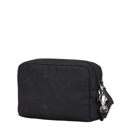 Prada Re-Nylon Triangle Logo Nylon Pouch
