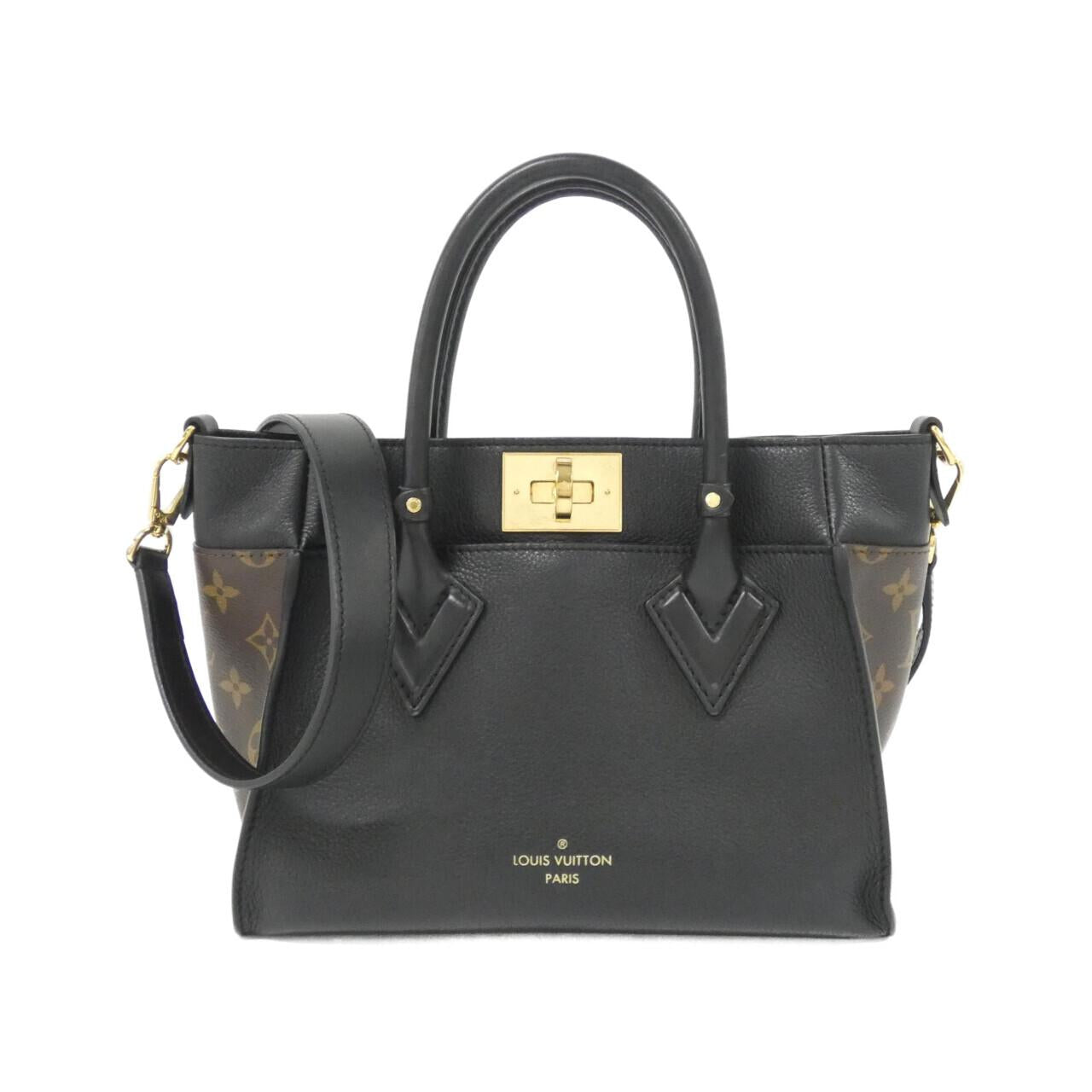 Louis Vuitton On My Side Calf Coated Canvas Bag