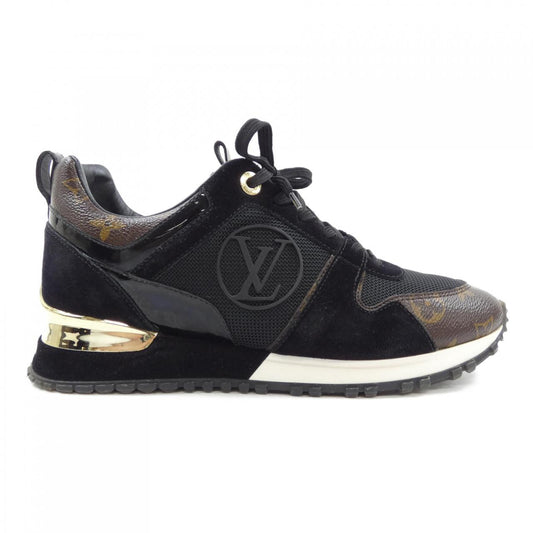 Louis Vuitton Run Away Line Suede Calf Leather Patent Monogram Canvas Sneakers