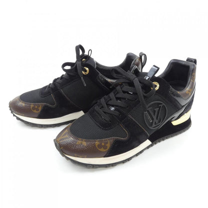 Louis Vuitton Run Away Line Suede Calf Leather Patent Monogram Canvas Sneakers