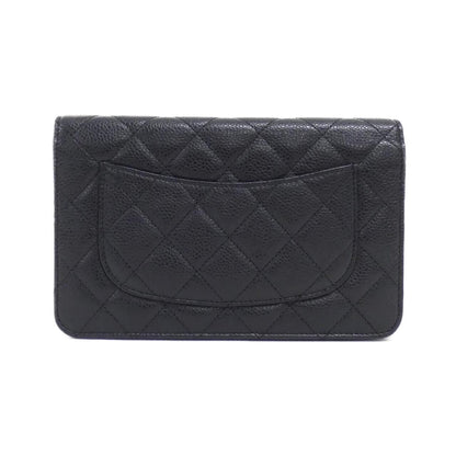 Chanel Timeless Classic Caviar Skin Chain Wallet
