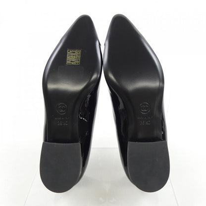 Chanel G45054B13339 Patent Calfskin Flat Shoes
