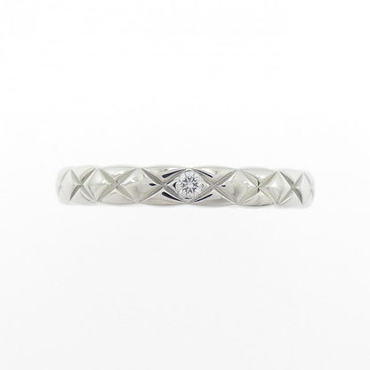 Chanel Coco Crush Platinum Diamond Ring Size 8.5