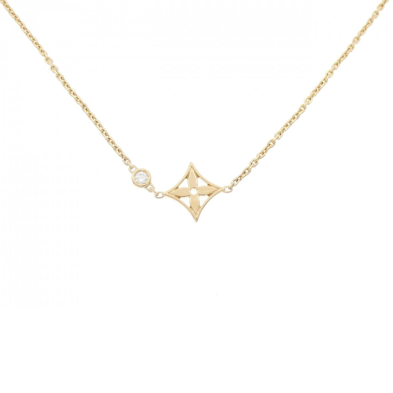 Louis Vuitton Pendentif Monogram Idylle Au750 Necklace