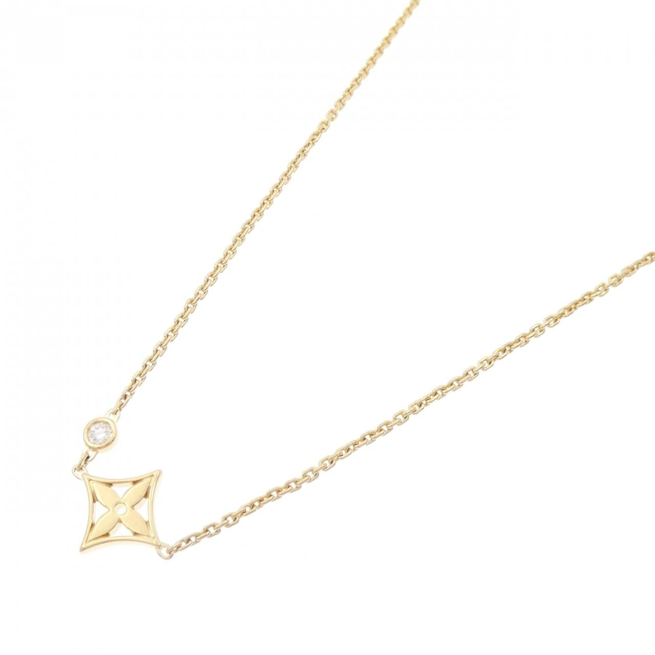 Louis Vuitton Pendentif Monogram Idylle Au750 Necklace