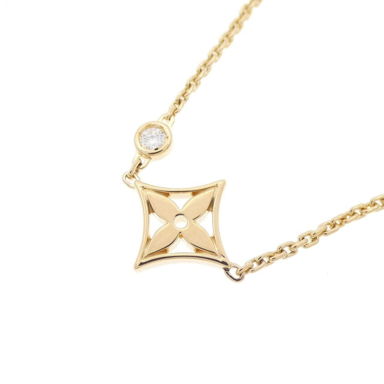 Louis Vuitton Pendentif Monogram Idylle Au750 Necklace