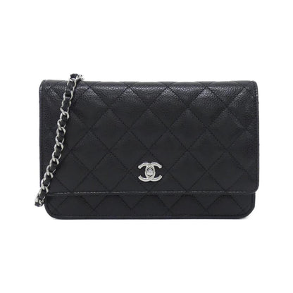 Chanel AP4241 Caviar Skin Wallet on Chain