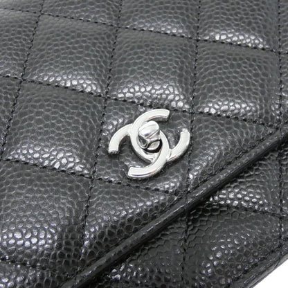 Chanel AP4241 Caviar Skin Wallet on Chain