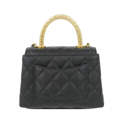 Chanel Coco Handle Chain Clutch Calf Chain Clutch