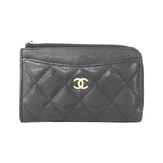 Chanel Timeless Classic Caviar Skin Card Case