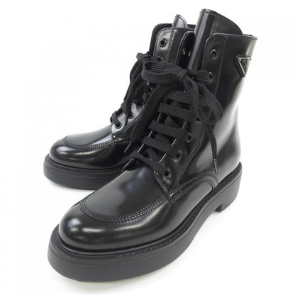 Prada 1T647N Brushed Leather Boots