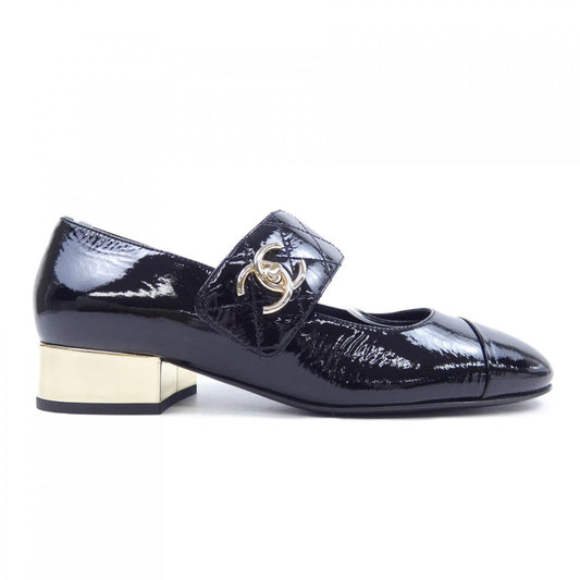 Chanel G39732X56929 Patent Goatskin Shoes