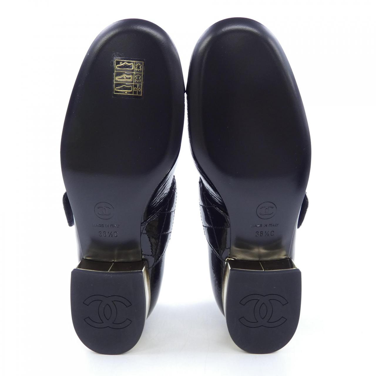 Chanel G39732X56929 Patent Goatskin Shoes