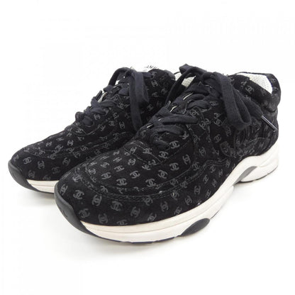 Chanel G39230X56653 Suede Calfskin Sneakers