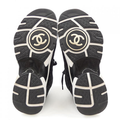 Chanel G39230X56653 Suede Calfskin Sneakers
