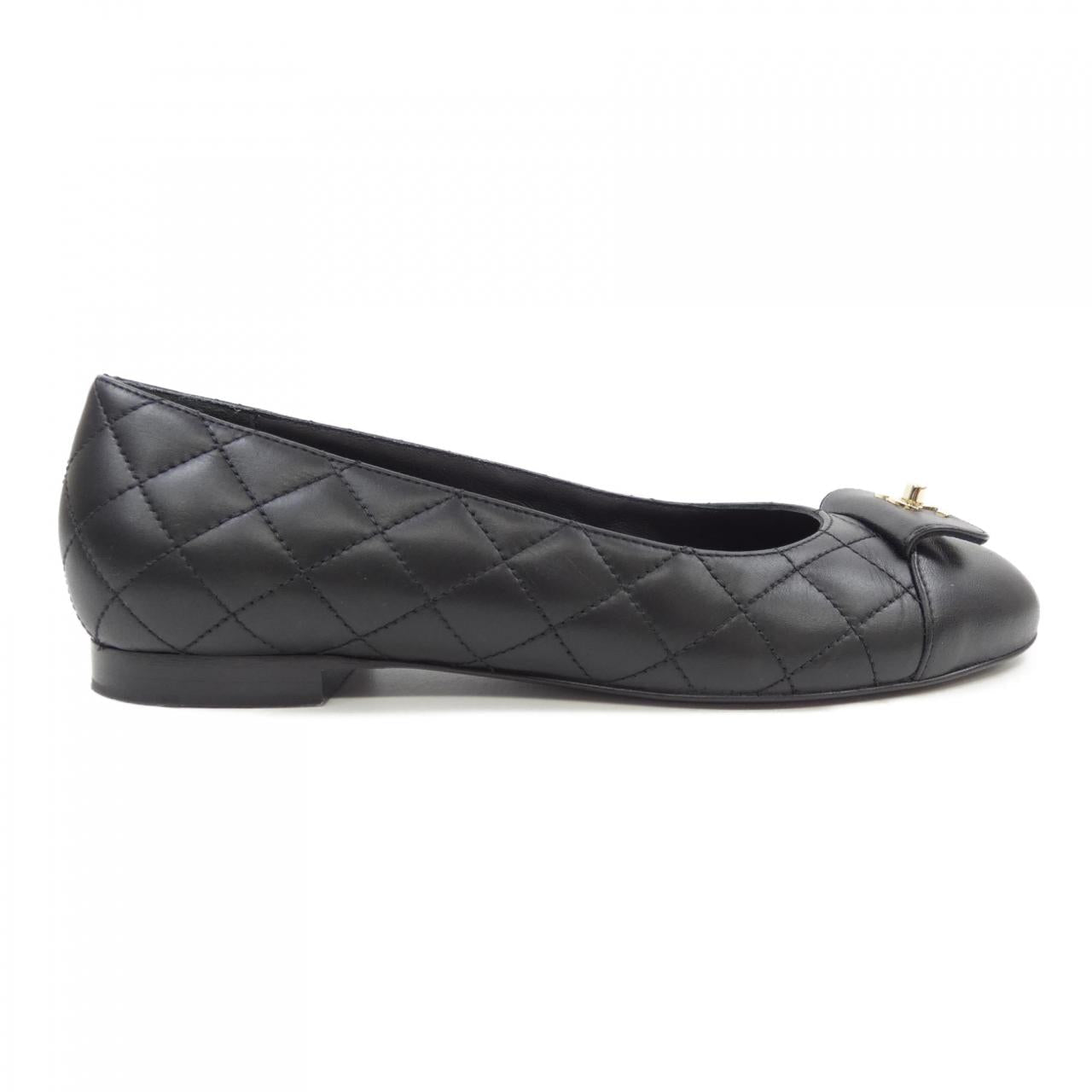 Chanel G45879B17834 Calfskin Lambskin Flat Shoes