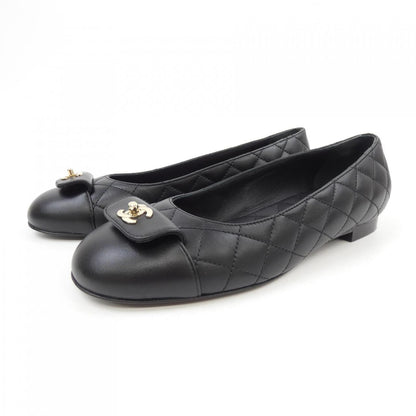 Chanel G45879B17834 Calfskin Lambskin Flat Shoes