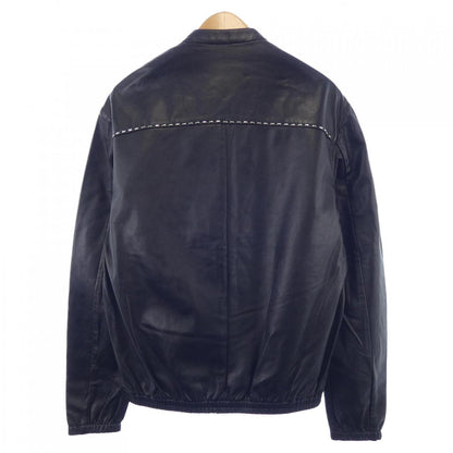 Fendi FPG351 65Q Calf Leather Jacket