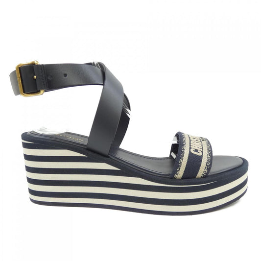 Christian Dior Embroidery Cotton Sandals