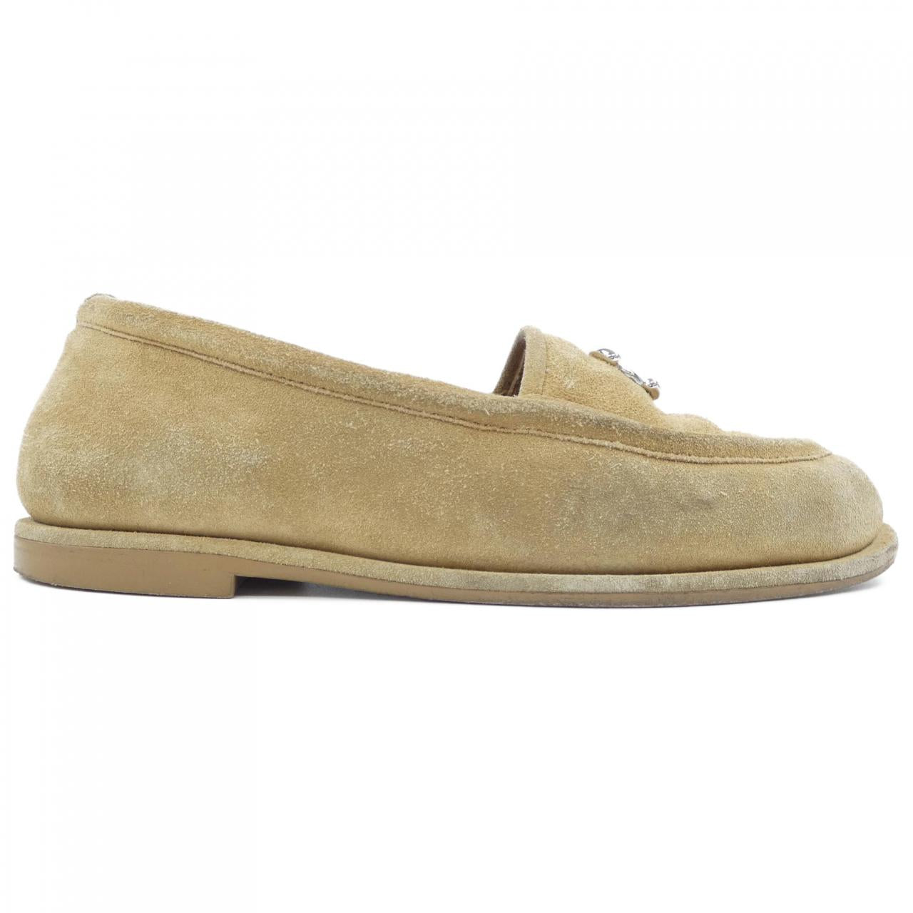 Chanel G45886B17970 Suede Calfskin Shoes