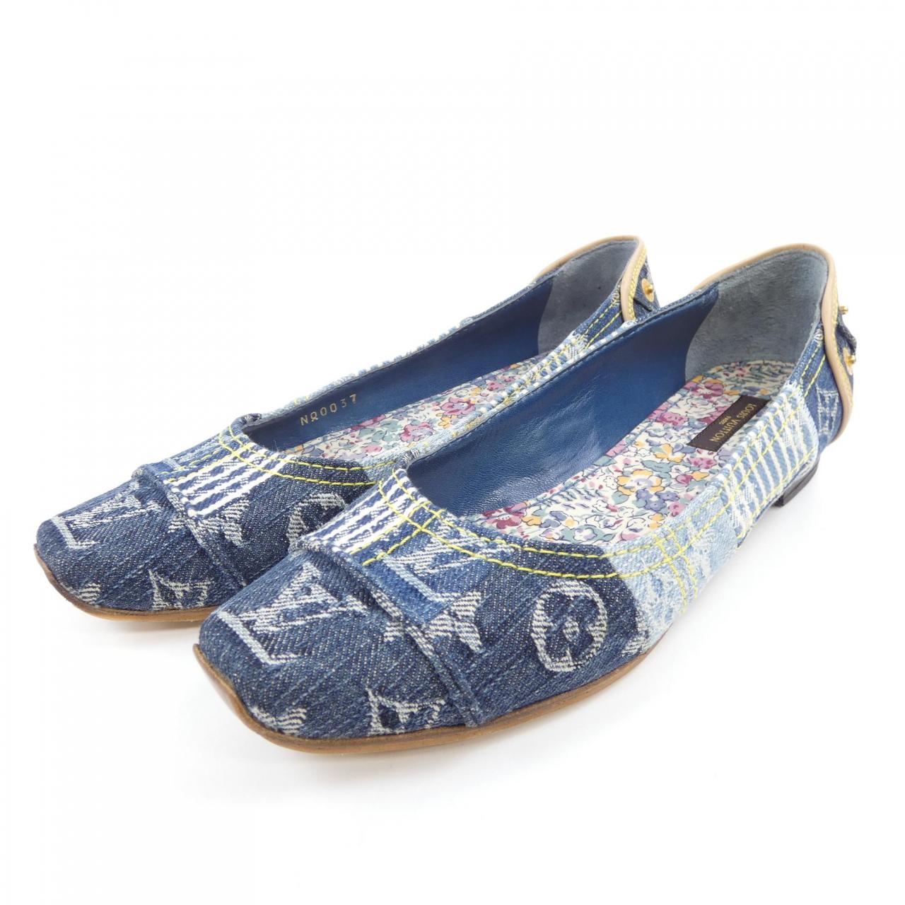 Louis Vuitton Monogram Denim Flat Shoes