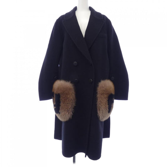 Fendi FF8521 A5G0 Wool Coat