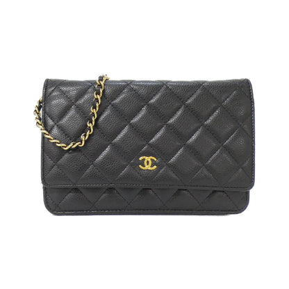 Chanel Timeless Classic Caviar Skin Wallet on Chain