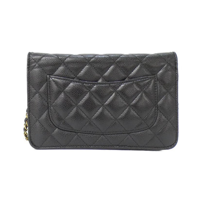 Chanel Timeless Classic Caviar Skin Wallet on Chain