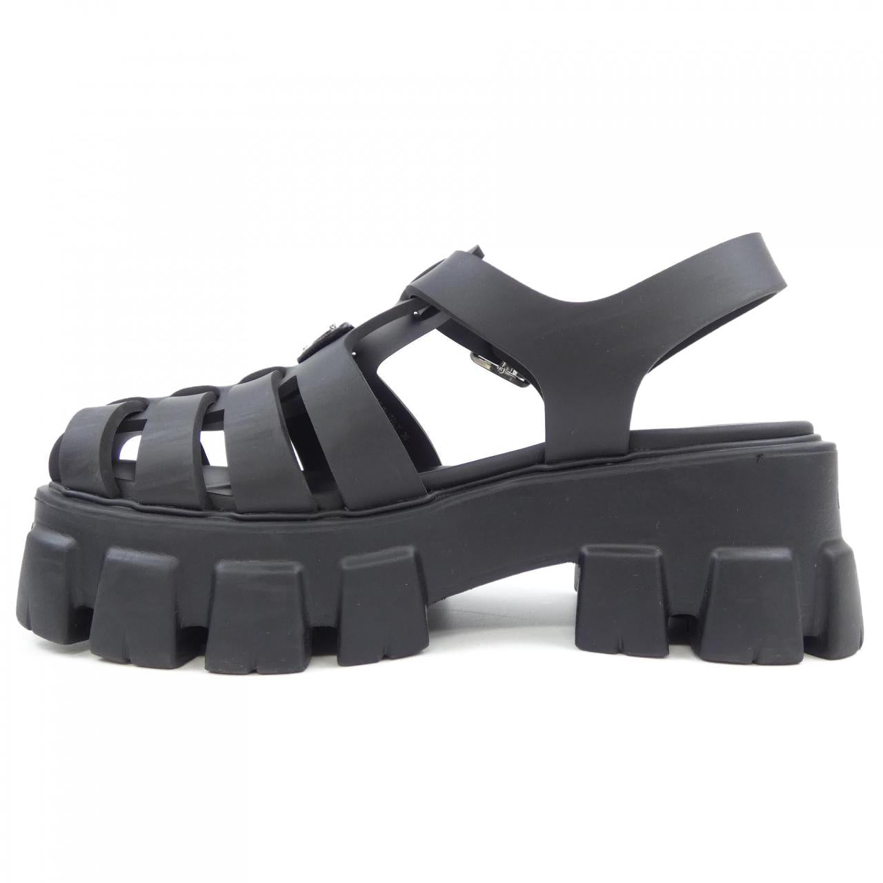 Prada Monolith Foam Rubber Sandals