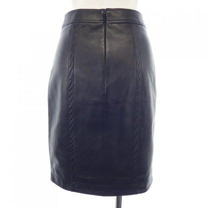 Saint Laurent 644258 Lamb Leather Skirt