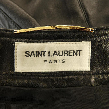 Saint Laurent 644258 Lamb Leather Skirt
