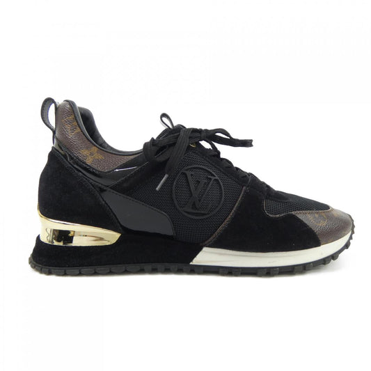 Louis Vuitton Run Away Line Suede Calf Leather Patent Monogram Canvas Sneakers