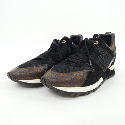 Louis Vuitton Run Away Line Suede Calf Leather Patent Monogram Canvas Sneakers
