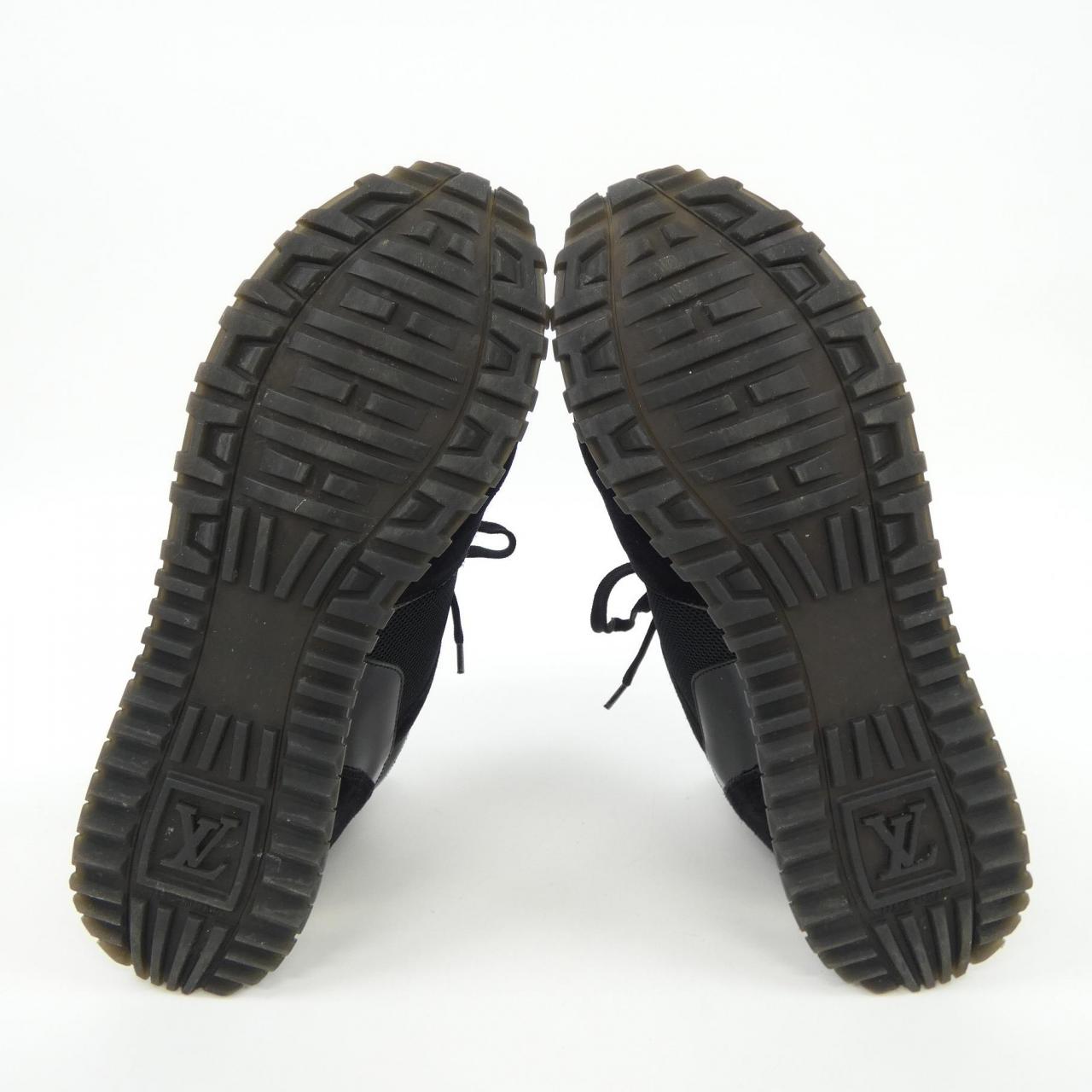 Louis Vuitton Run Away Line Suede Calf Leather Patent Monogram Canvas Sneakers