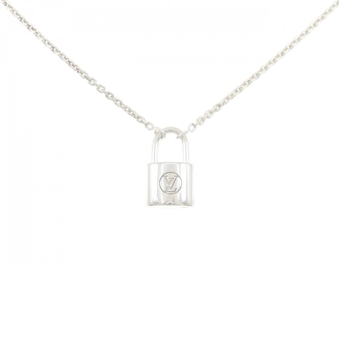 Louis Vuitton Lockit 925 Silver Necklace