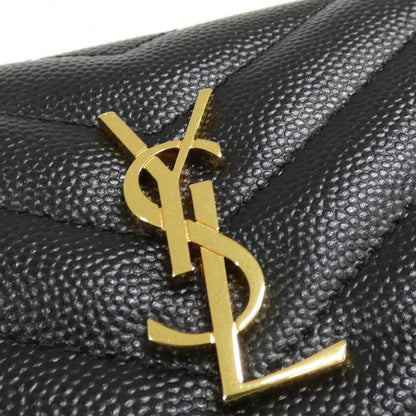 Saint Laurent 2 Fold Wallet Calfskin Wallet