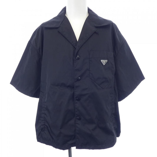 Prada Triangle Logo RE-NYLON S/S Shirt