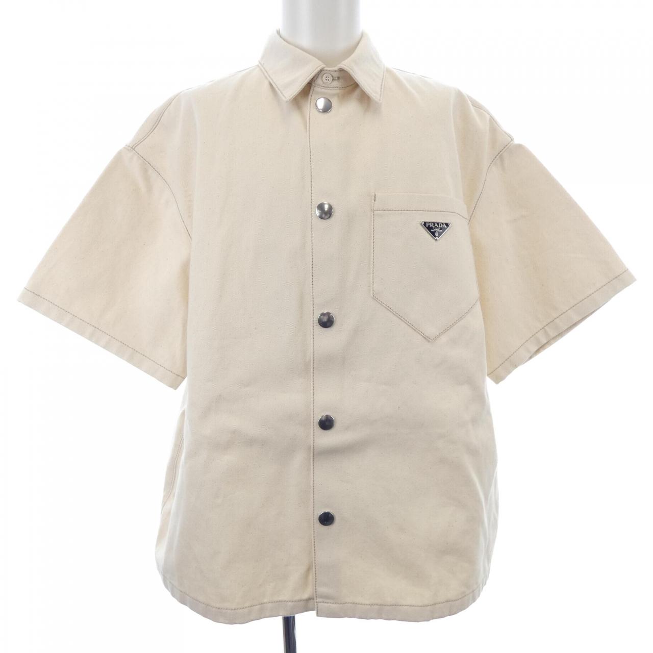Prada Triangle Logo S/S Shirt