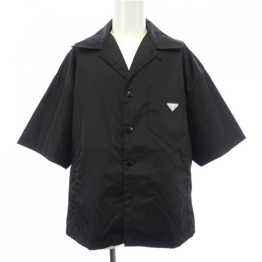 Prada Triangle Logo RE-NYLON S/S Shirt