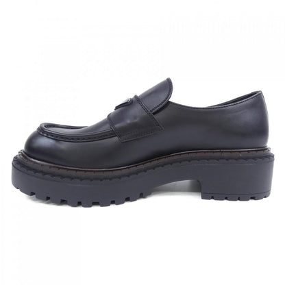 Prada Triangle Logo Leather Loafer