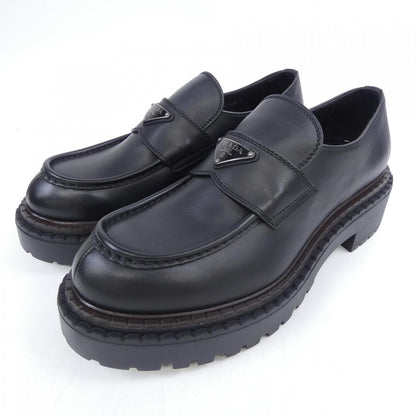 Prada Triangle Logo Leather Loafer