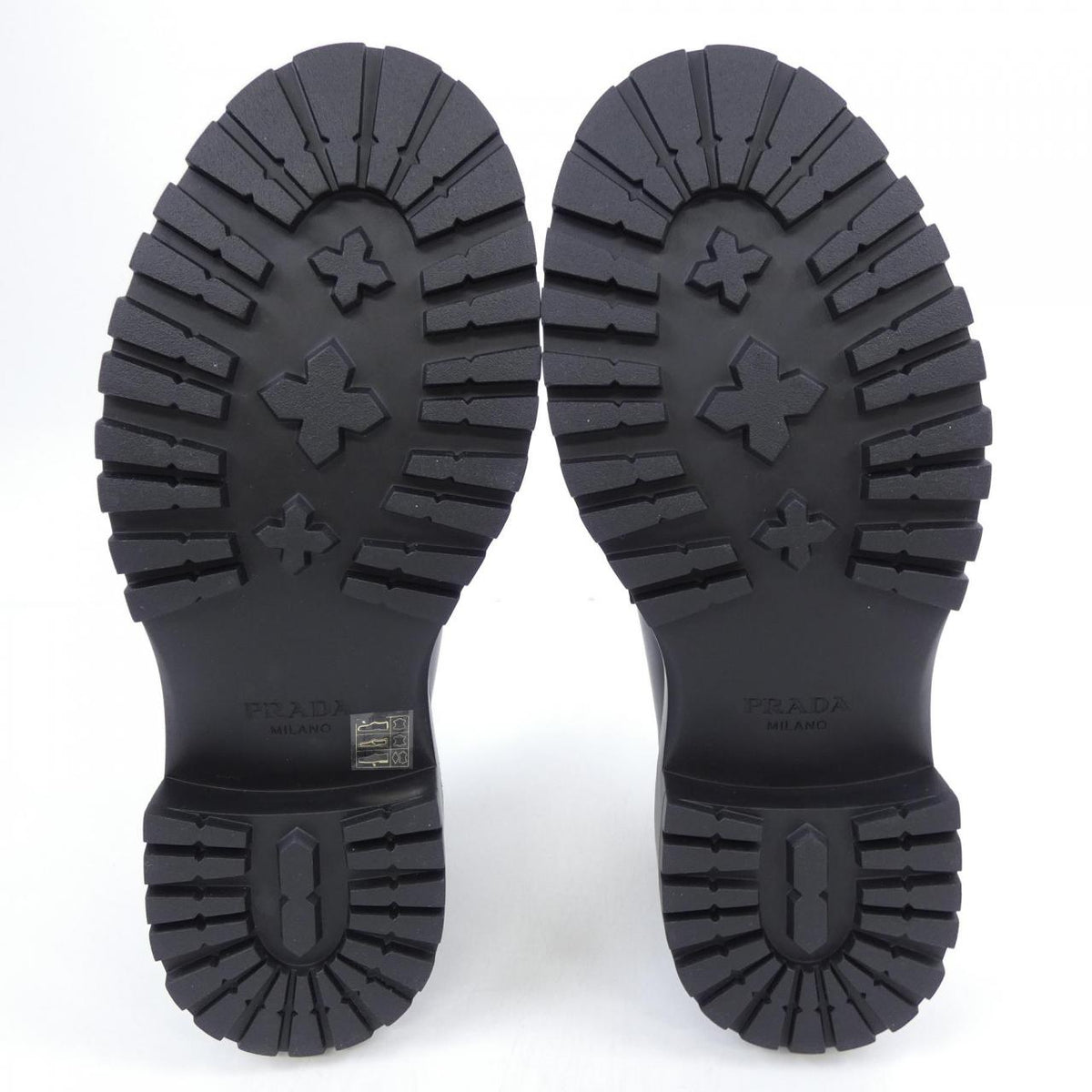 Prada Triangle Logo Leather Loafer