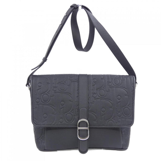 Dior Daily Flap Messenger Bag Gravity Leather Grained Calfskin Messenger Bag