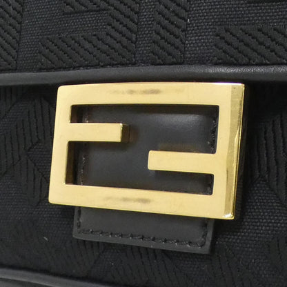 Fendi Baguette Canvas Shoulder Bag